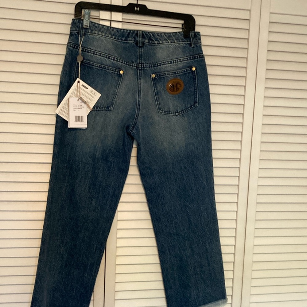 Michael Kors Collection Denim Straight Leg Jeans.